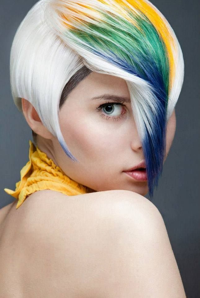 Creative hair colour